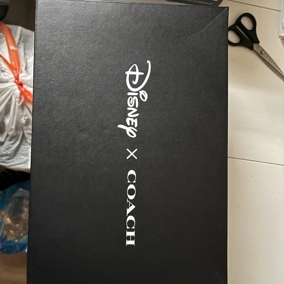 Coach Black Mickey Mouse Sandals - Picture 4 of 4